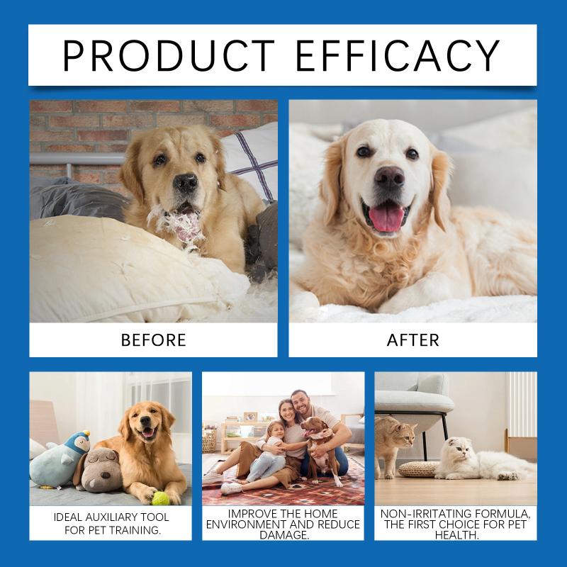 Anti Chew Spray for Dogs Prevents Damage to Furniture and Couch Wooden Legs Indoors