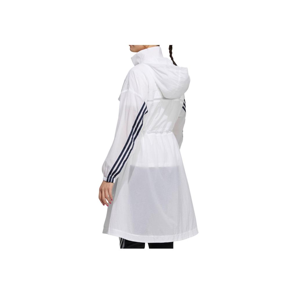 Adidas Neo Hooded Casual Sports Jacket Women Jackets White H18584