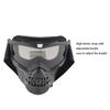 Outdoor Detachable Motorcycle Goggles Helmet Ski Sports Motorbike Racing Glasses (Black)
