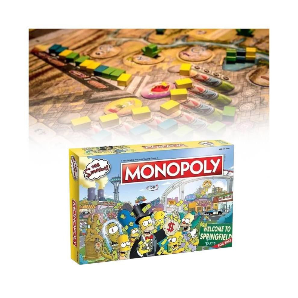 The Monopoly Simpsons Collectors Edition Board Game Cards Party Gifts Family