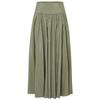 Edition 2025 Summer Resort A-Line Satin Midi Skirt