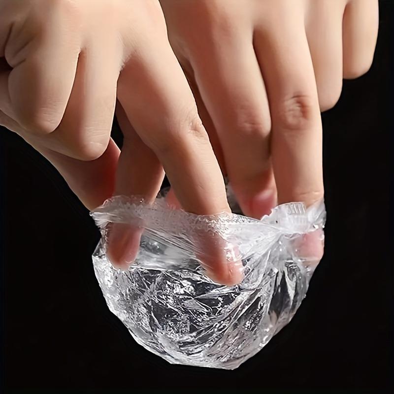 50PCS Disposable Clear Plastic Ear Covers for Hair Dyeing, Shower Protection Hygienic Single-Use Ear Guards for Barbers earmuffs
