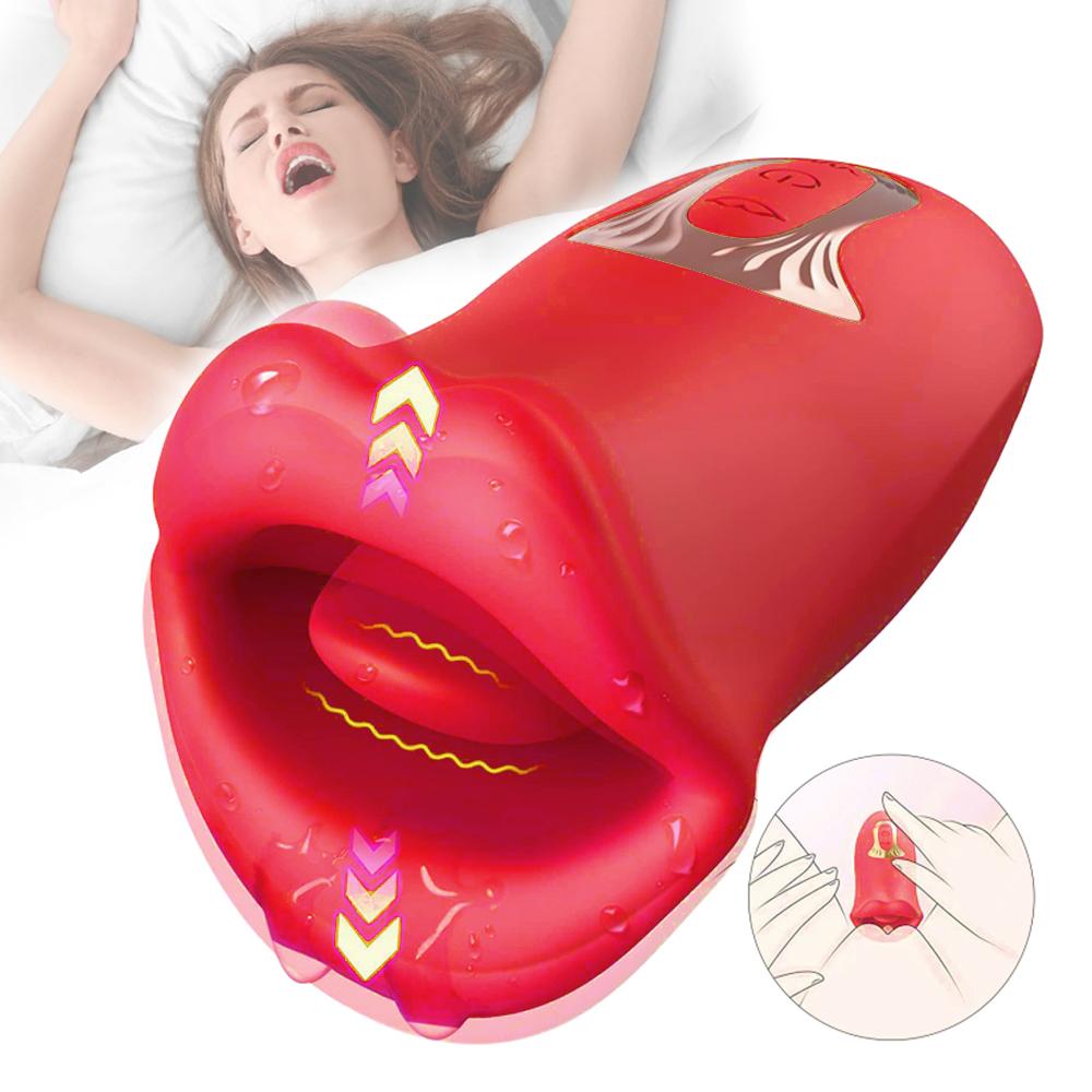 Mouth Sucking Tongue Licking Clitoris Massager Simulates Real People Sucking Tongue Licking Stimulates Clitoris Nipple Sex Toys