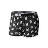 Men's Spring and Summer Trend Printed Ice Silk Antibacterial Breathable Sports Teenagers Mid-waist Boxer Briefs