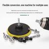 Electric Drill Converter: Angle Grinder Rod with Self-Adhesive Disc for Cutting, Grinding, Polishing, and Screw Hex Shank