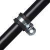 10Pcs Rubber Lined P Clips Wiring Hose Clamp Pipe Cable Mounting Fix Fasteners Hardware Electrical Fittings 6-50mm