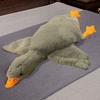 50-190Cm Giant Size Fluffy Goose Plush Sleep Pillow Cute Animal Stuffed Swan Duck Plushies Dolls Kids Birthday Gift Filling Toys