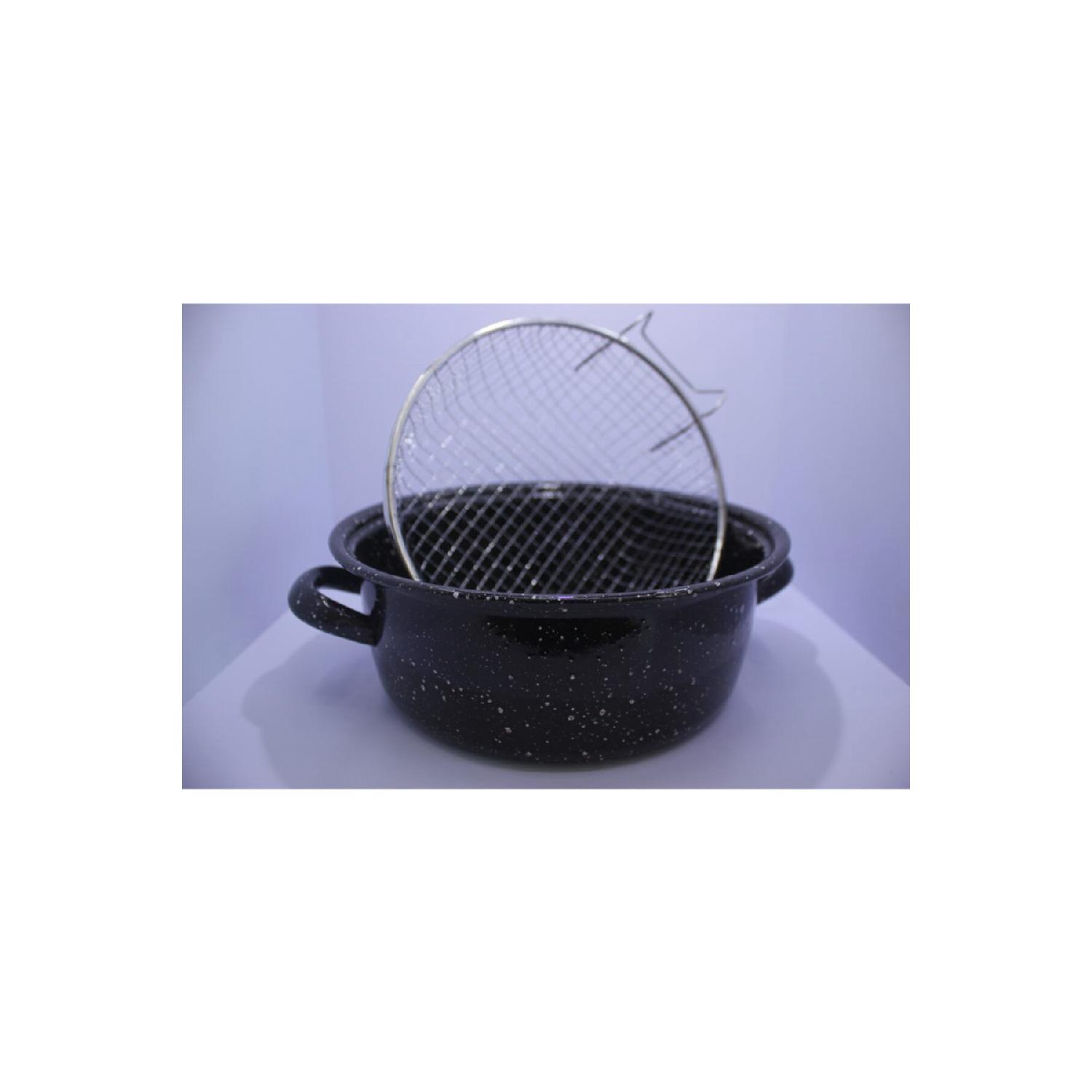 

Enamel Frying Pot чорний