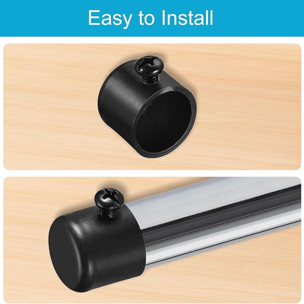 Roman Rod Round Iron Art Curtain End Cap - Decorative Head for 28/25/22/19 Mm Rods