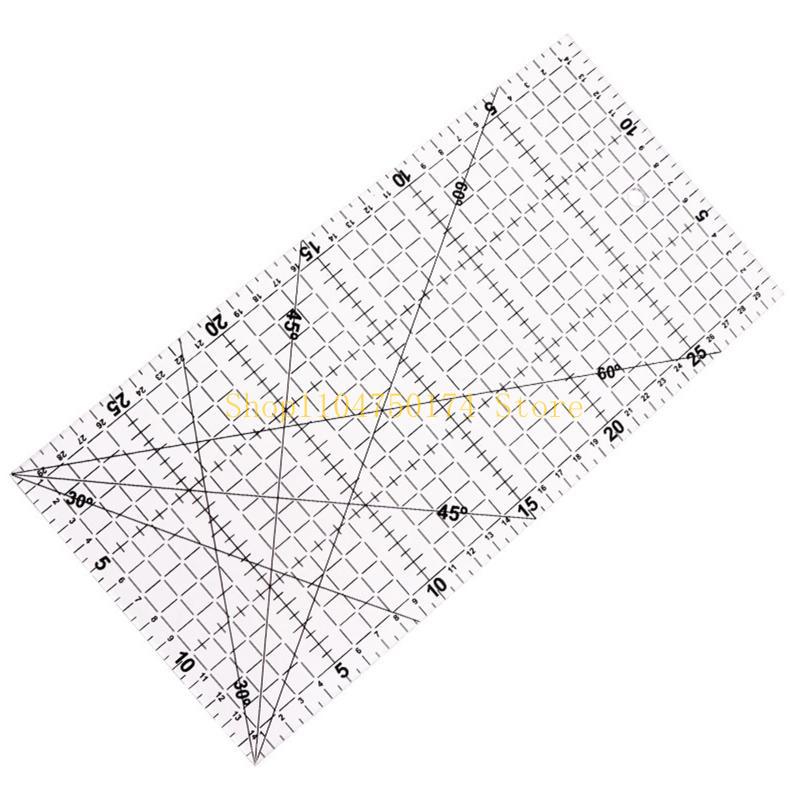 Acrylic Patchwork Ruler 30x15cm Transparent DIY Quilting Clothes Making Supplies for Children Students DIY Crafts top sale