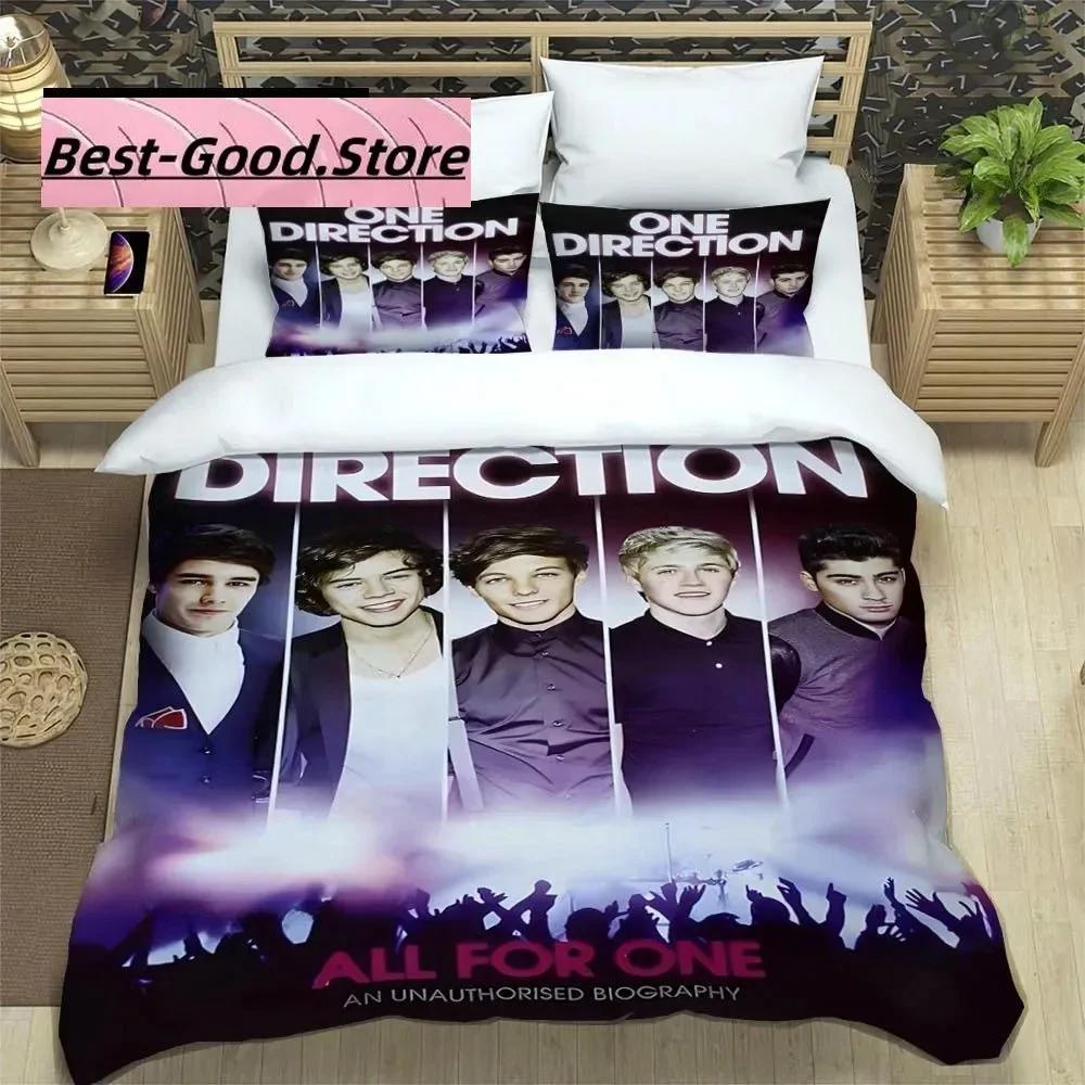 O-ONE Musikband D-Direction Bettwäsche-Set Bettwäsche-Set mit Kissenbezug Bettdeckenbezug Weich Einzel Doppel Queen Super King Größe