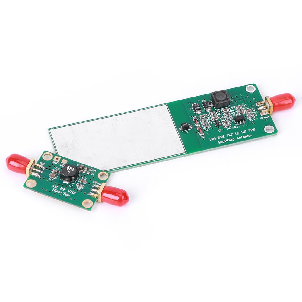 2Pcs MiniWhip Active Antenna RTLSDR Short Wave Radio Receiver Electronic Component