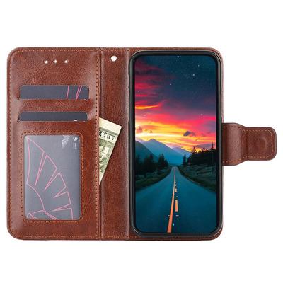 For TCL 50 SE Case PU Leather Magnetic Flip Shockproof Folio Phone Cover