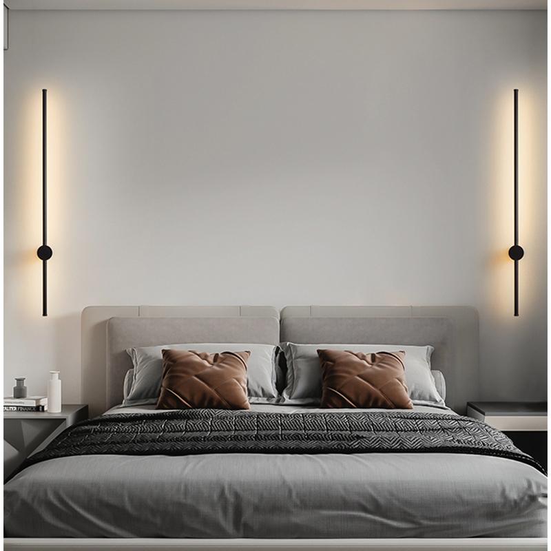 Fumi  Contemporary Long Strip Wall Lamp,  Led  Minimalist Indoor Wall Light For Indoor Living Room Bedroom,dining Room,bathroom