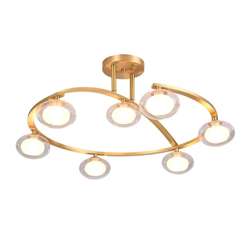 New led Ceiling Lights For Living Room Bedroom Home Golden&BLack by sala Modern Led Ceiling Lamp Home Glass Lampshade Lighting