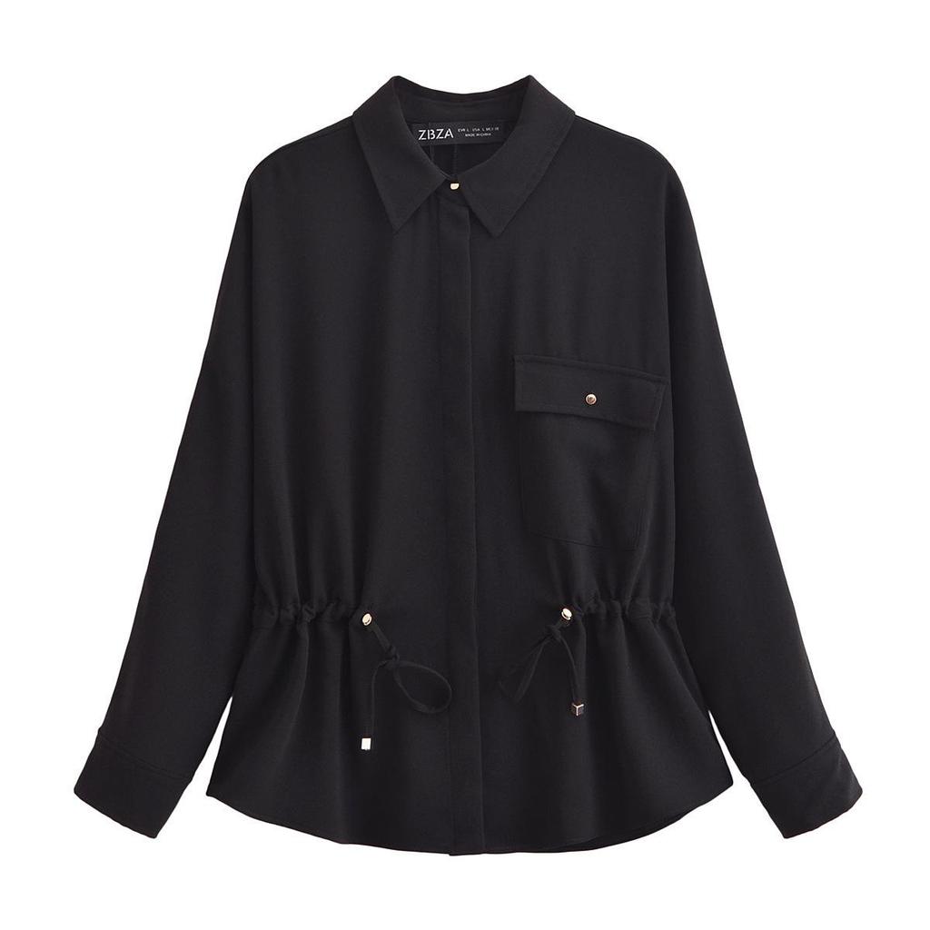 2025 Spring Women's Crepe Loose Shirt & Casual Long Pants - Euro-American Style