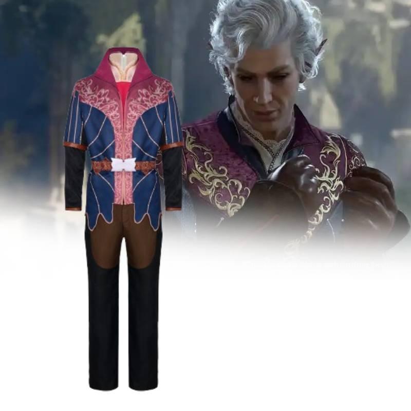 Baldurs 3 Gate Astarion Ancunin Cosplay Costume Game Character Party Halloween