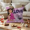 Cushion Cover Car Throw Pillow Case For Sofa Car Christmas Gift Anime Cute D-Dora