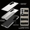 Fashion Striped Duck Heart Case For Samsung Galaxy Z Fold 8 Ultra 7 6 5 4 Z Fold8 Fold7 Fold6 Fold5 Luxury Plating Leather Skin Phone Cover