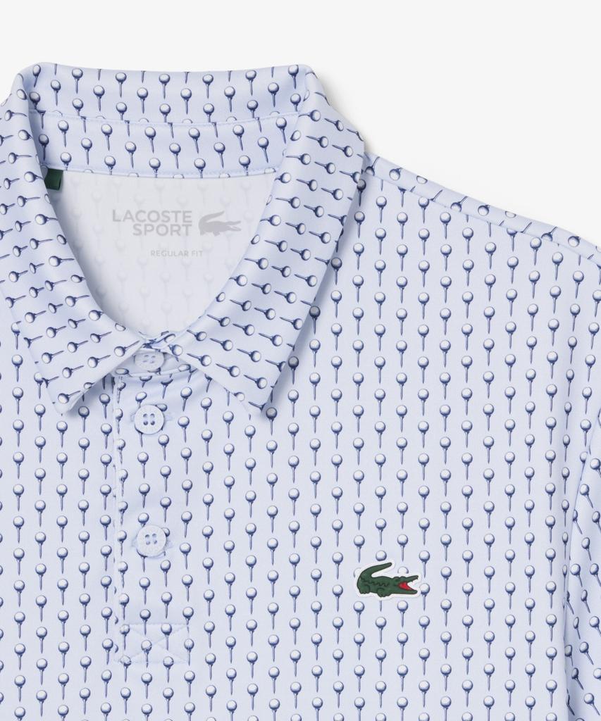 LACOSTE Men'S Golf Aop Short Sleeve Polo Shirt Dh4825-56G Ihh