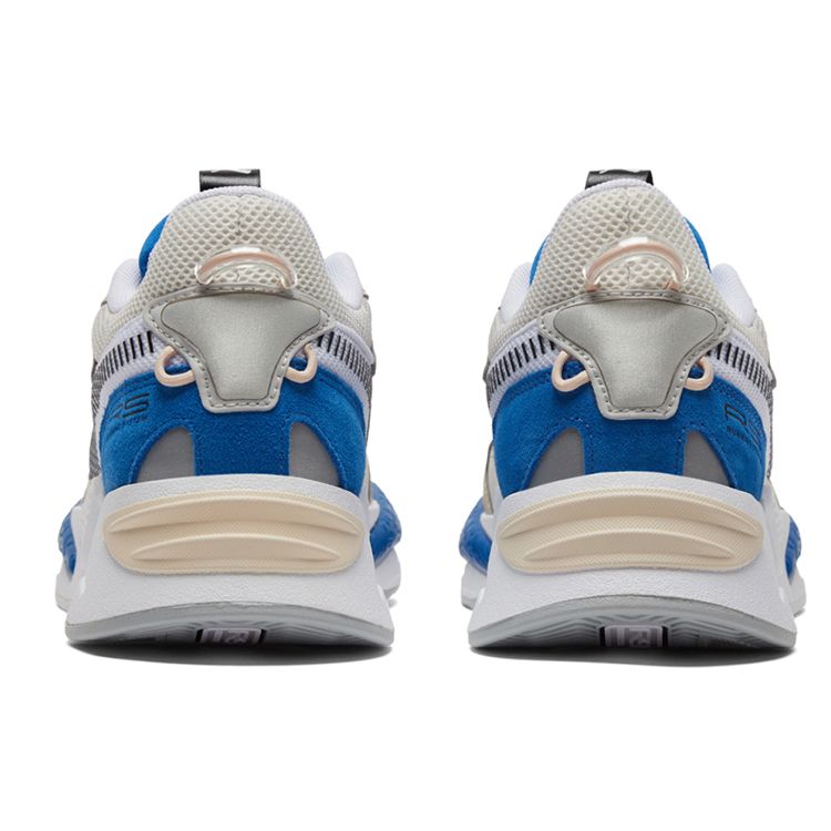 Puma Rs-Z Lightweight Mesh Synthetic Leather Cushioning Non-Slip Wear-Resistant Mid-Top Casual Running Shoes Unisex Sneakers Blue White 381117-01
