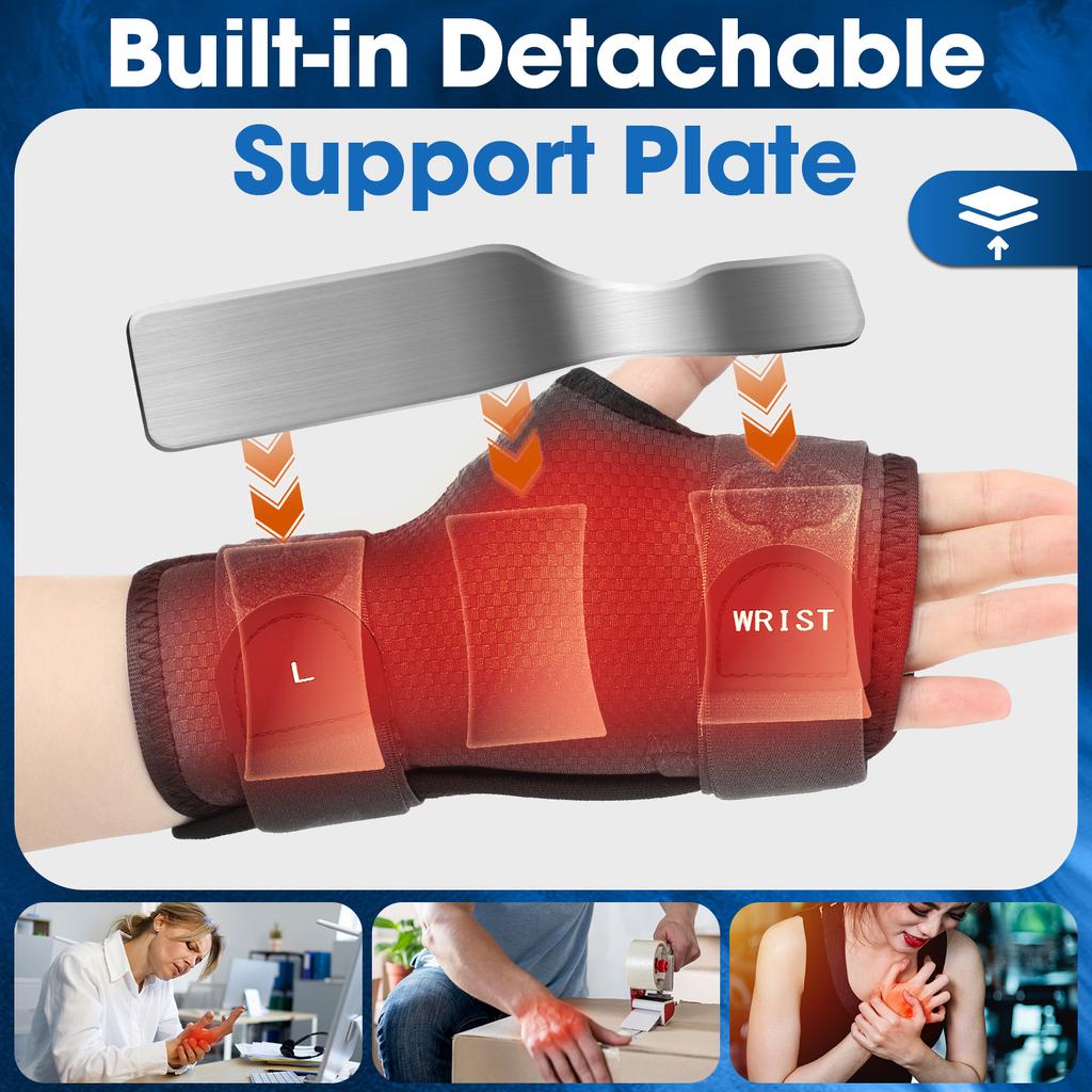 Heating Wrist Brace Electrically Heated Hand Warming Device Wrist Support & Protection Guard 3 Heat Gloves Relieve Discomfort