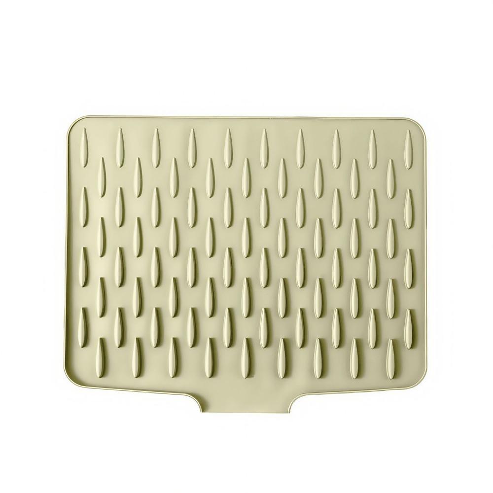 Non-slip Silicone Drainage Mat Foldable Large Size Tableware Drainer Pad Anti-scald Coaster Utensils Drying Dish Drying Mat