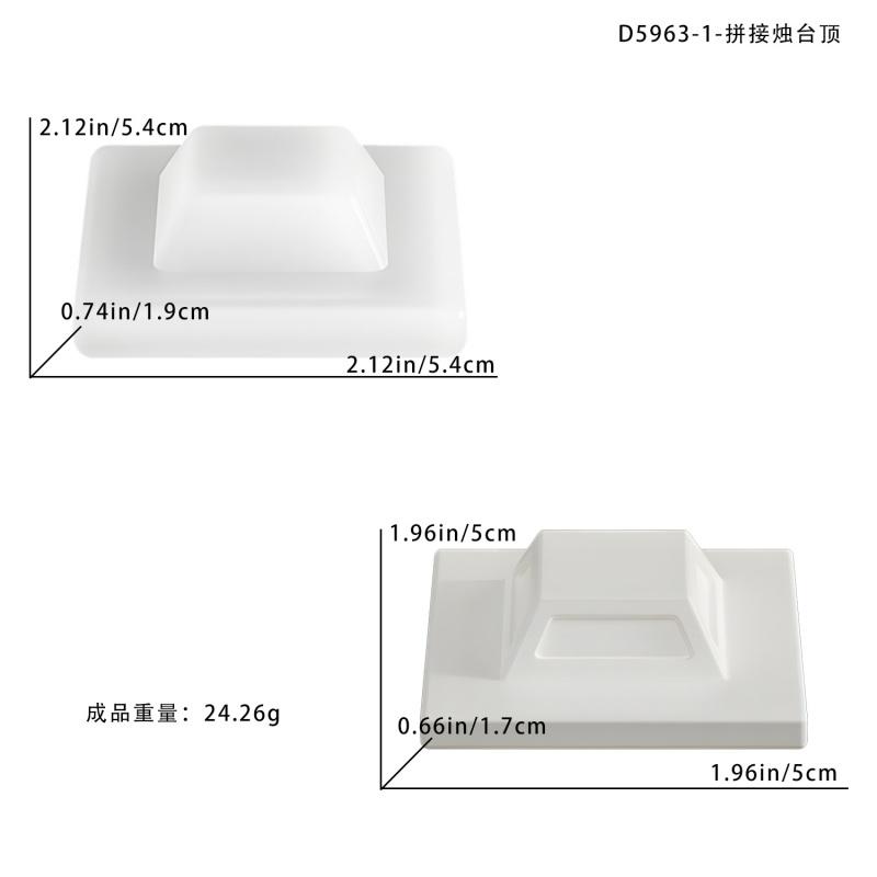 DIY Christmas Candlestick Silicone Mold Deer Snow Lantern Shaped Candle Gypsum Base Epoxy Resin Mold Home Decoration