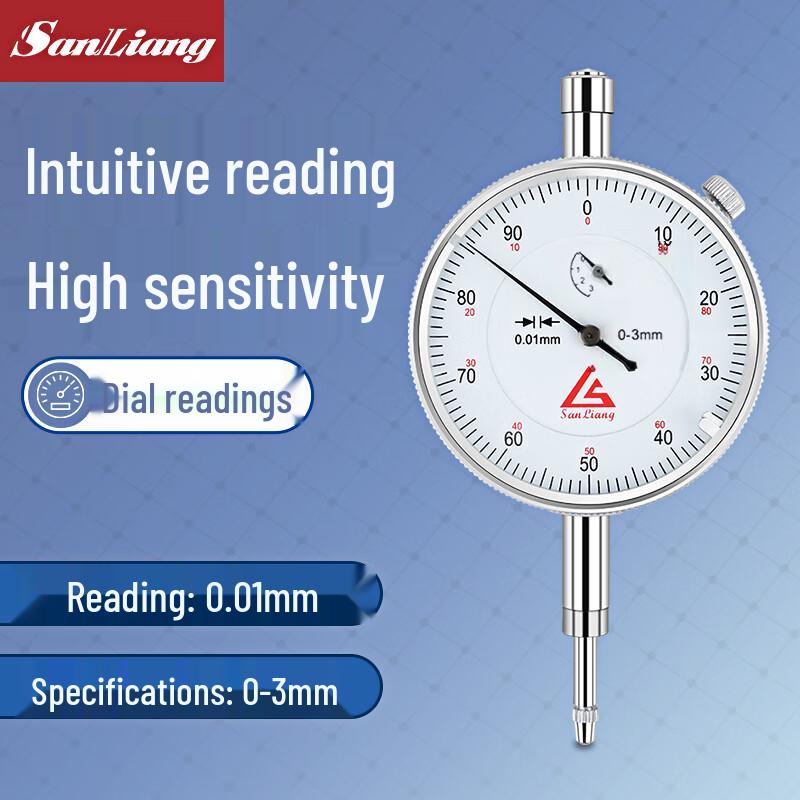 Saliang Precision Shockproof Dial Indicator 0.01mm