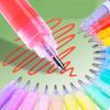 12Pack Glowing in the Dark Acrylic Paint Markers Pen Non Skip Ink Flow for Crafts and Decorations