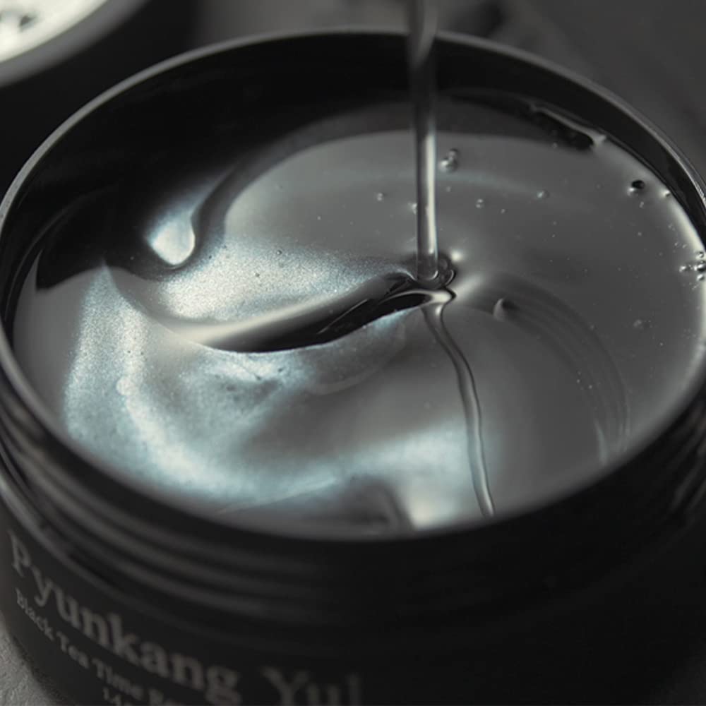 PYUNKANG YUL Black Tea Eye Patches Care Hyaluronic Acid Patches Collagen Revitalizing Dark Spot Firmness Eye Pack Skin Care (60 Sheets) / Anti-Aging /