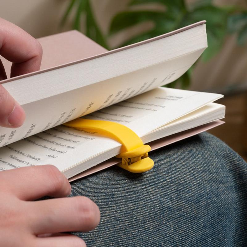 Zachte Siliconen Bladwijzer Clip Kleur Paginaverdeler Creatieve Bladwijzer Gesp Volgt Automatisch Bladwijzer School Kantoorartikelen