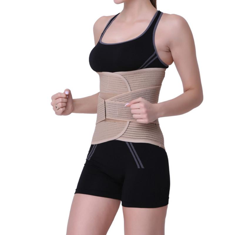 Adjustable Xxxl Xxl Waist Trainer Posture Corrector Widened Back Belt Lumbar Support With Warm Patches