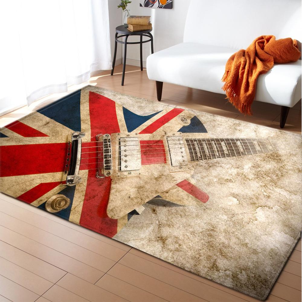 Cartoon Living Rom Area Rug Dinosaur Animal Print Nordic Style Carpet Rug for Bedroom Sofa Doormat Home Decor Non-slip Floor Mat