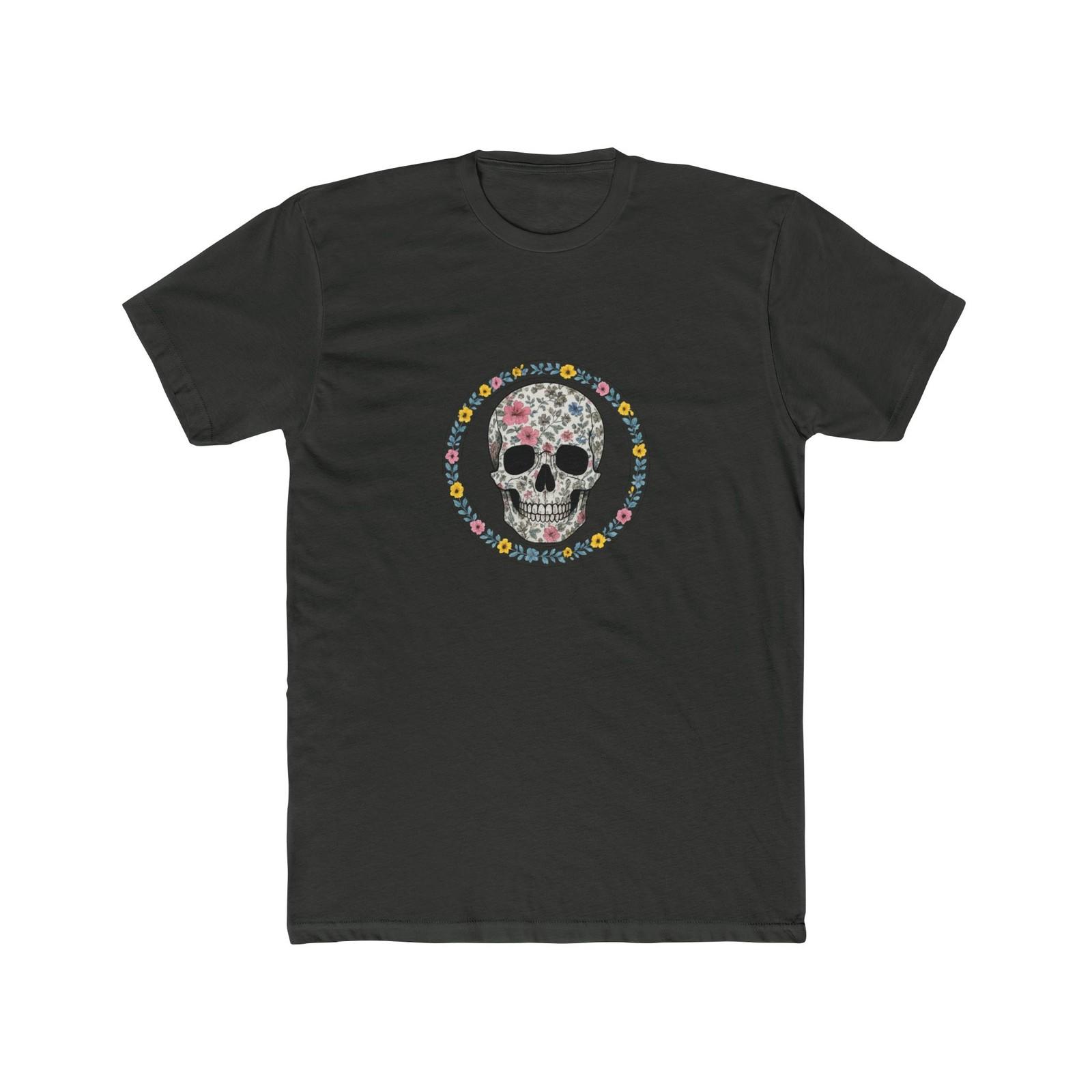 

Flower Pattern Skull - T-Shirt 5XL різнокольоровий