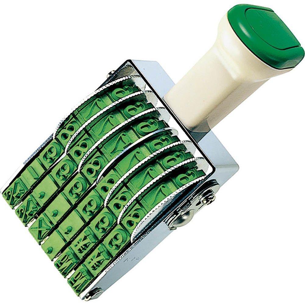 

KOKUYO Штамп Ротационный штамп Римские цифры Шрифт Минчо Размер 1 6-рядный IS-1-6