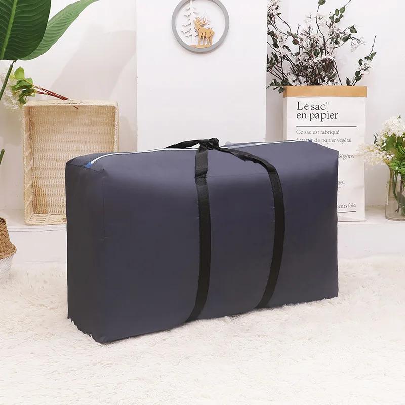 Large Moving Bag With Strong Zipper And Carrying Handle, Storage Bag, Storage Bag For Clothes, Moving Supplies, Space Saving Ext