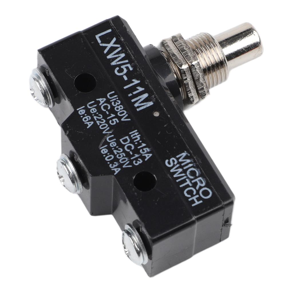 LXW5-11M Limit Switch 10A Push Plunger 1NO 1NC Conatact Congfiguration 3 Screw Terminals 500000 Cycles Actuated Momentary