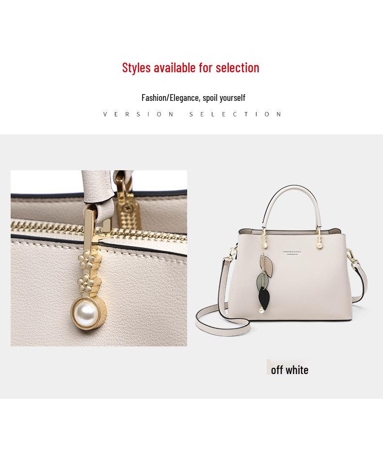 Women's Versatile Large-Capacity Crossbody Handbag: Fashionable High-End Single Shoulder Bag for Commuting