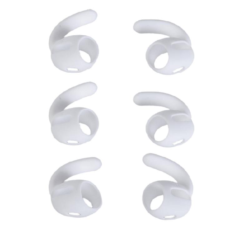 3Sets Ear Hooks Flexible Silicone Earplugs For Earphones Eartips Wireless Headphone Silicone Ear Hook Set