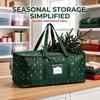 Oxford Cloth Christmas Organizer Bag Large Capacity Christmas Ornament Storage Bag  Ornaments
