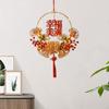 Lunar Year Floral Wreath for Home Celebration