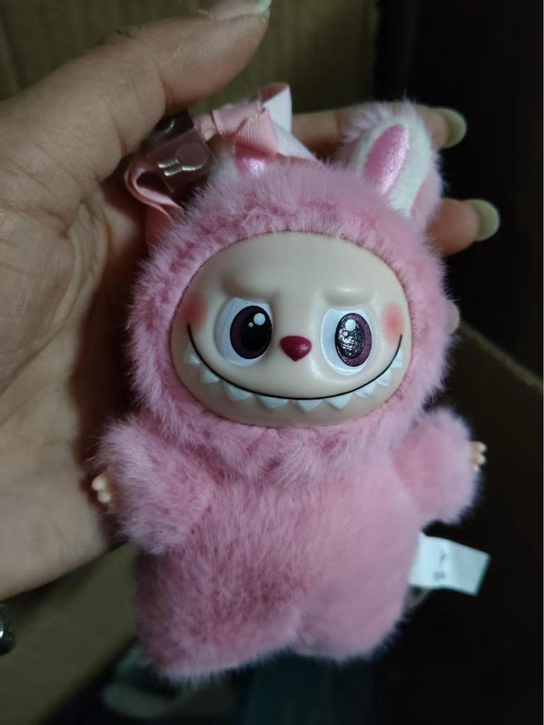 In Stock: Fast Shipping Fabric Doll Keychain with Vinyl Face - Blind Box Plush Figure