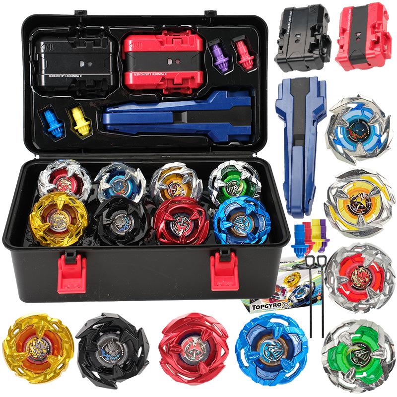 

Игрушка Взрывной Гироскоп Взрывной Гироскоп Набор для Атаки с Ящиком для Инструментов Двусторонний Запускатель Боевая Арена Дети
