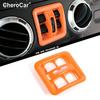 Car Window Lift Button Panel Cover Trim For Jeep Wrangler JK JKU 2011-17 Orange
