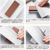 Messer Messerschärfen zum Schärfen mittel Feinschleifen mit Gummi-Finish für zu Hause für Survival Schnitzen Japanische Schere einzelner Schleifstein,