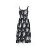 Veromoda Women's 2025 Spring Printed A-Line Midi Dress