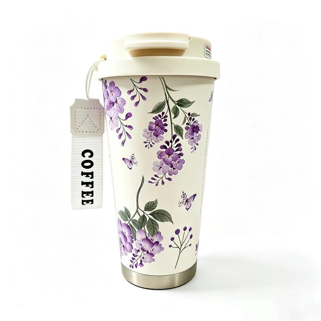 316 Stainless Steel Smart Display Insulated Coffee Mug, Large Capacity with Custom Logo