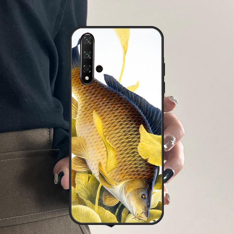 Carp Fishing For Huawei Nova 9 10 SE 5T 12s 12i 11i Y91 Y90 Y60 Y70 Y72 Y61 P20 P40 P30 Lite P60 Pro Case