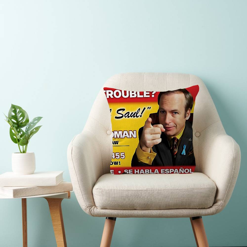Classic Better Call Saul Pillow Cover For Bedroom Room And Living Room Sofa Decorative Cushion Cover